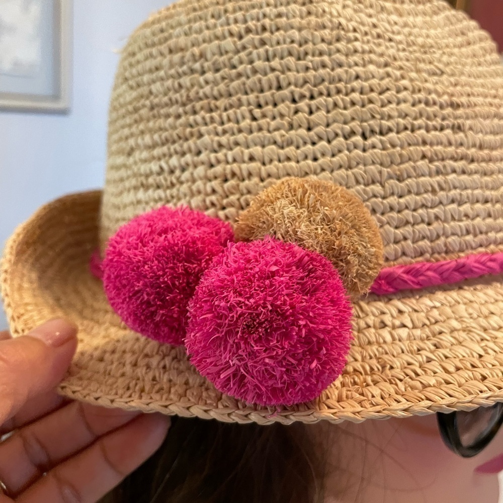 Talbots hat with bon bon - Picture 4 of 6